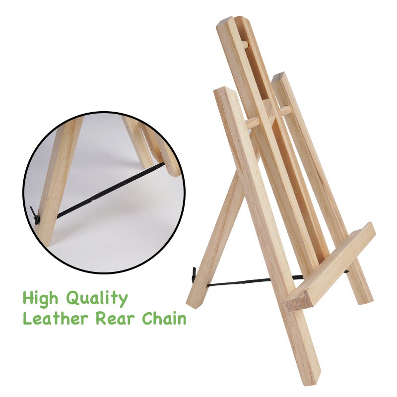 Conda 12Pack Wooden Tabletop Easel for Painting and Display, 11.8" Small Portable A-Frame Tripod Stand for 8x10 and 11x14 Canvas, Desk Easel for Photos, Students Kids Beginners - Image 5